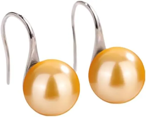 12mm Ocean Shell Pearl Dangle Earrings Multicolor Shell Beads Pearl Drop Earrings Fashion Jewelry for Women