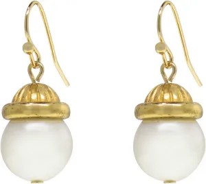1928 Jewelry Petite Faux Pearl Drop Earrings