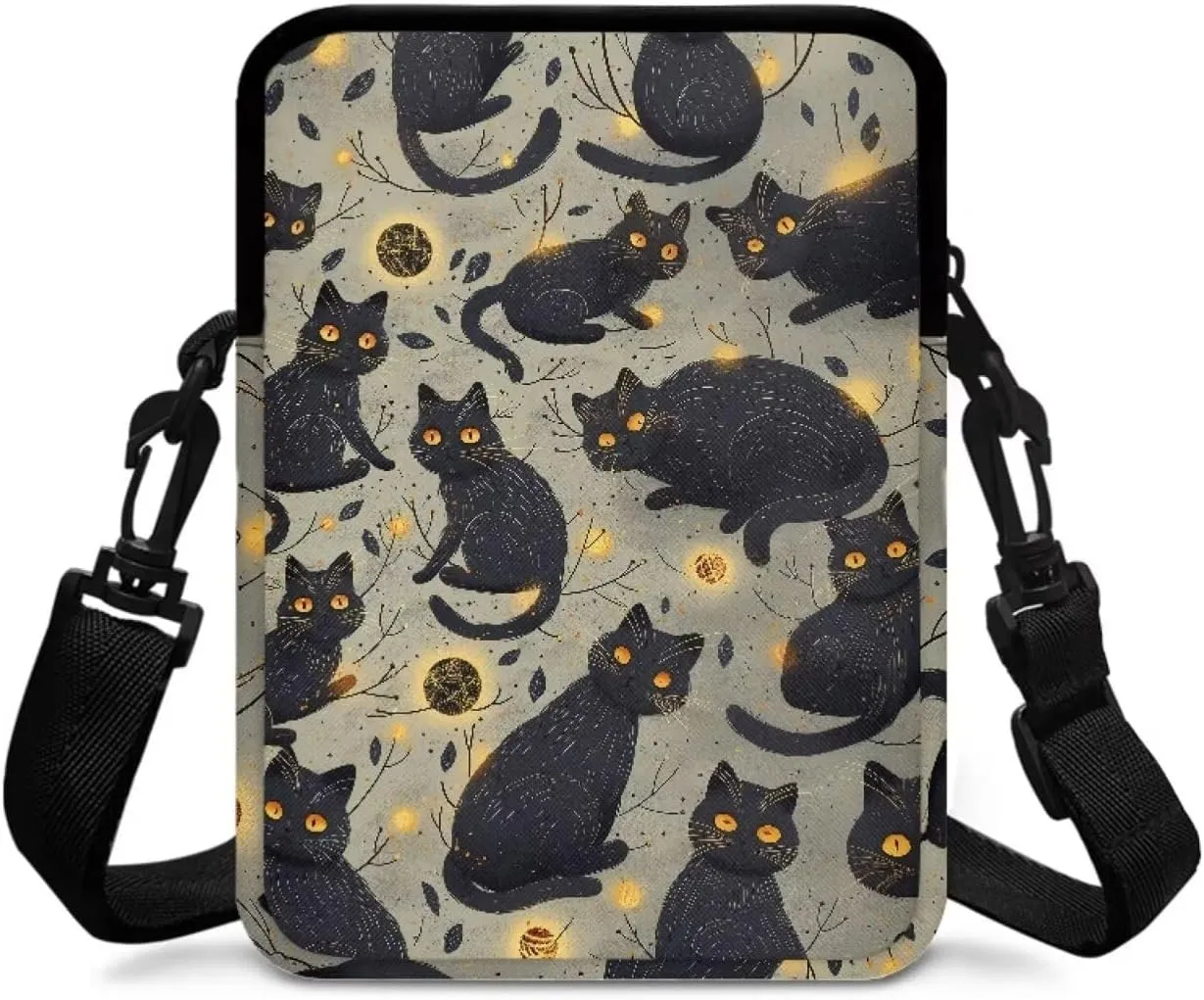 2 Layer Cross Body Bags Shoulder Sling Bag Purse Satchel Bags for Men Women Girls Boys