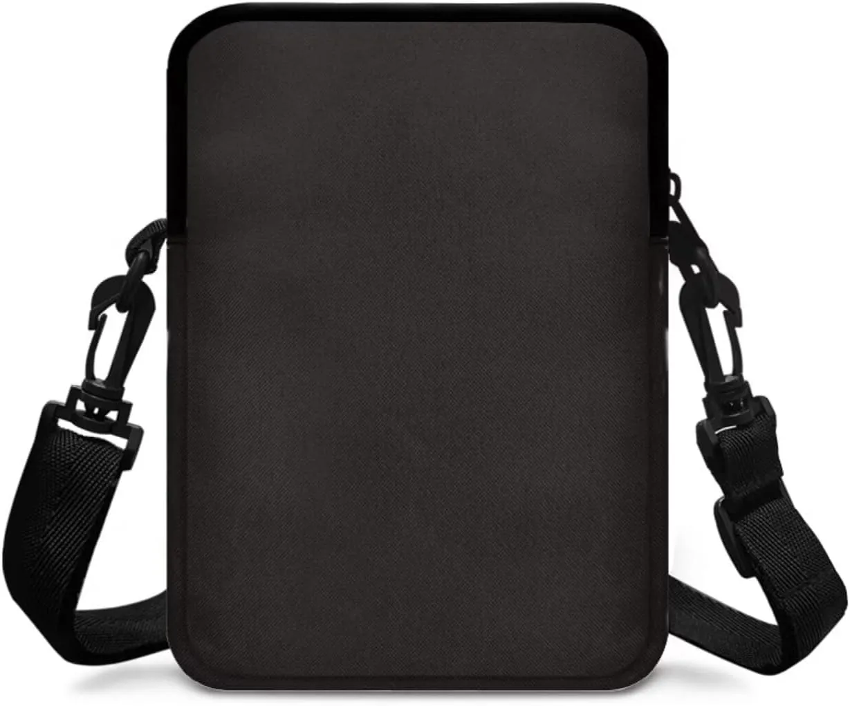 2 Layer Crossbody Bags Polyester Shoulder Bag Handbags for Women Girls with Front Pocket