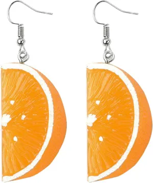 3D Lemon Earrings for Women Charm Lemons Drop Dangle Earrings Cute Statement Fruit Earring Jewelry