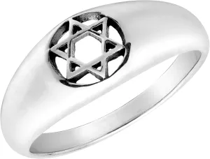 AeraVida Meaningful & Elegant Star of David .925 Sterling Silver Ring