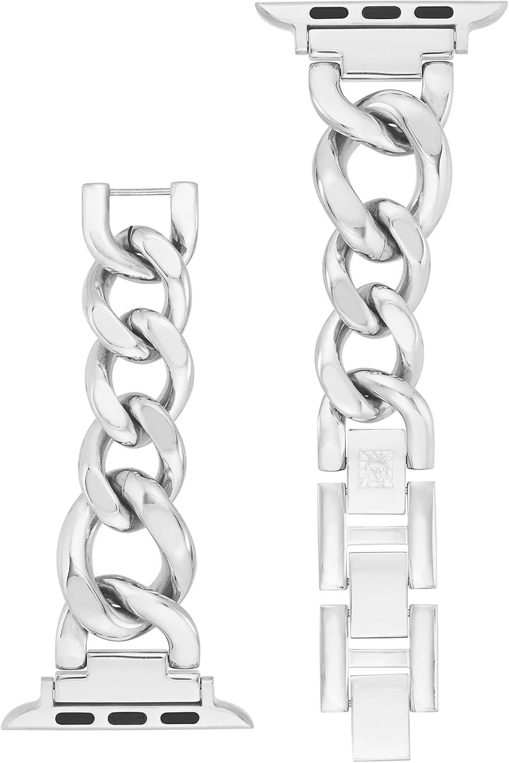 Anne Klein Fashion Chain Bracelet for Apple Watch, Secure, Adjustable, Apple Watch Replacement Band, Fits Most Wrists