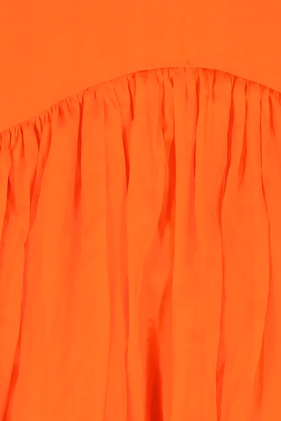 Asymmetric organdie open back midi dress