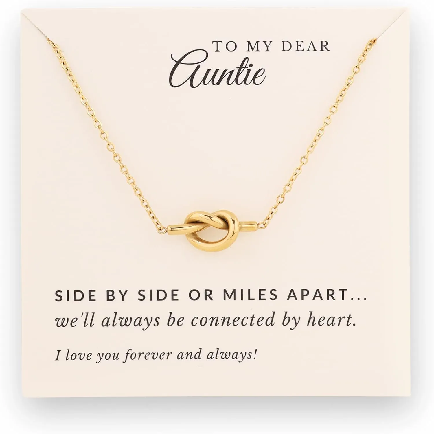 Aunt Necklace Gifts - Best Aunt Ever Jewelry Sentimental Gift