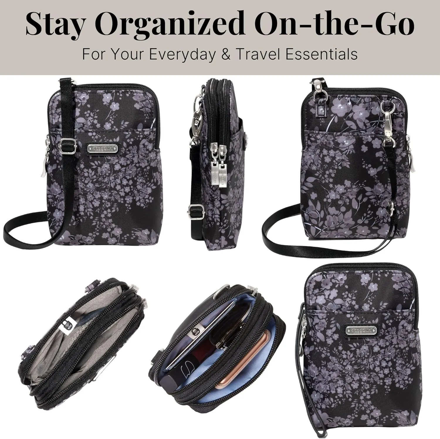 Baggallini Take Two Bryant RFID Crossbody Bag