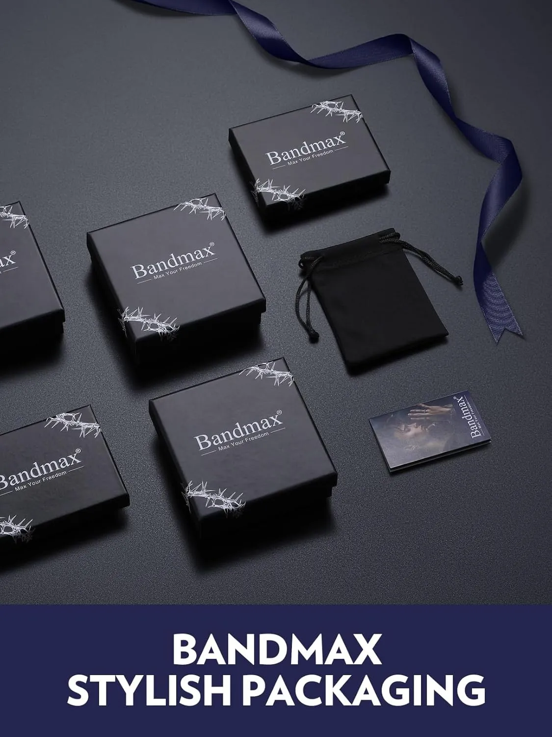 Bandmax Gothic Stone Pendant Necklaces for Men Women Stainless Steel Dragon Claw Ruby/Blue Topaz/Emerald/Black Onyx Gemstone Pendant Goth Punk Designer Necklace Halloween Jewelry