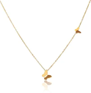 Benevolence LA Gold Butterfly Necklace, Dainty Necklaces for Women, Cute Fashion Jewelry, Gifts All Occasion to Mom, Daughter, Girlfriend | Mothers Day Gifts