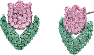Betsey Johnson Women's Spring Tulip Stud Earrings