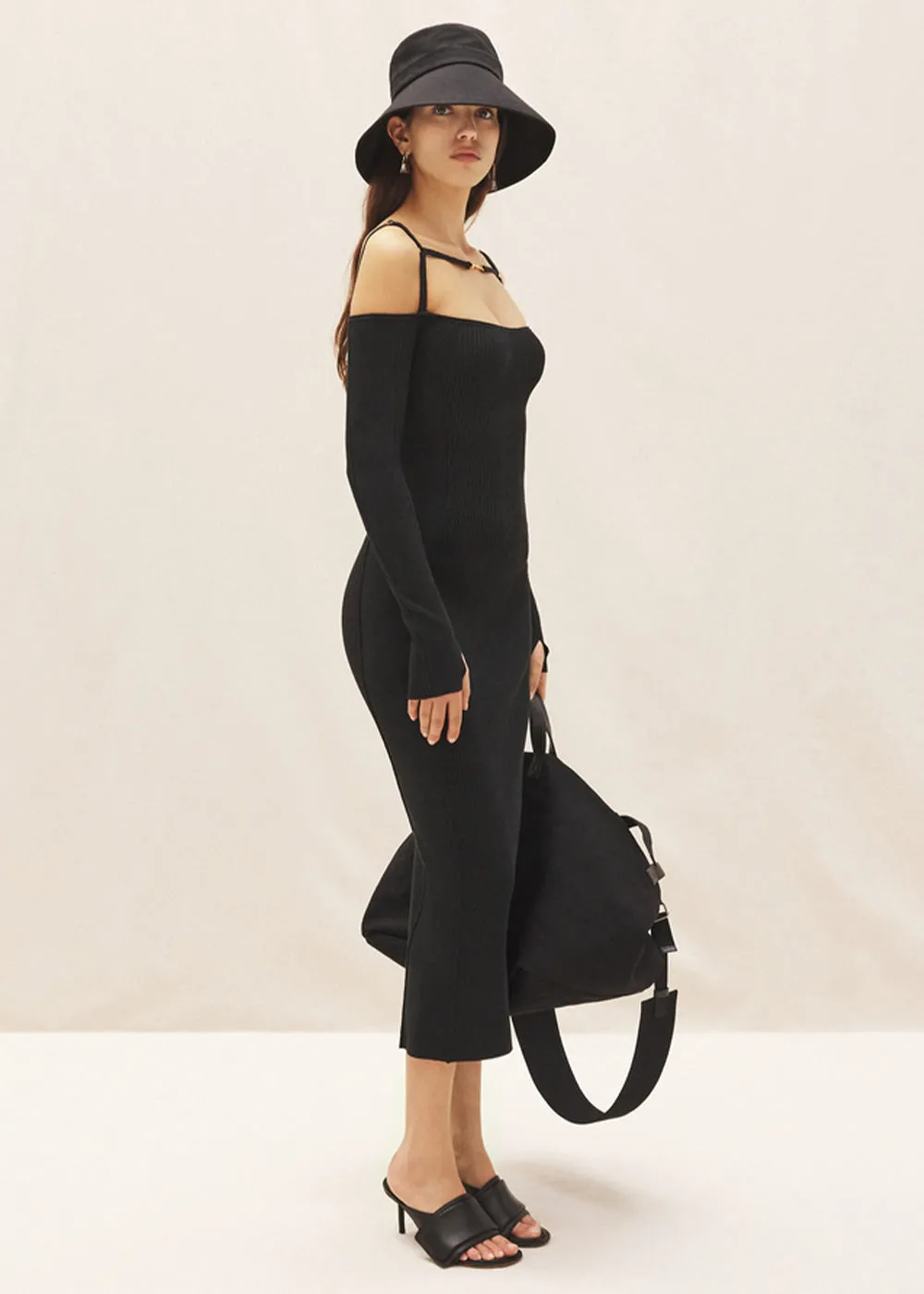 Black 'La Robe Sierra' Dress