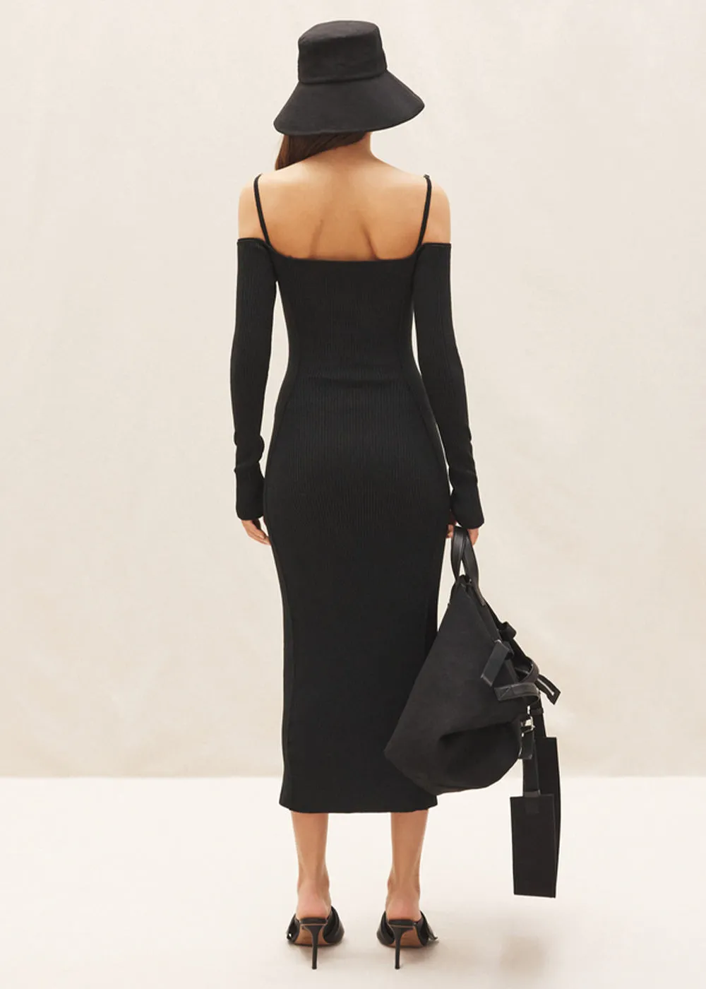 Black 'La Robe Sierra' Dress