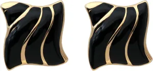 Black White Earrings for Women Geometric Stud Statement Fashion Jewelry