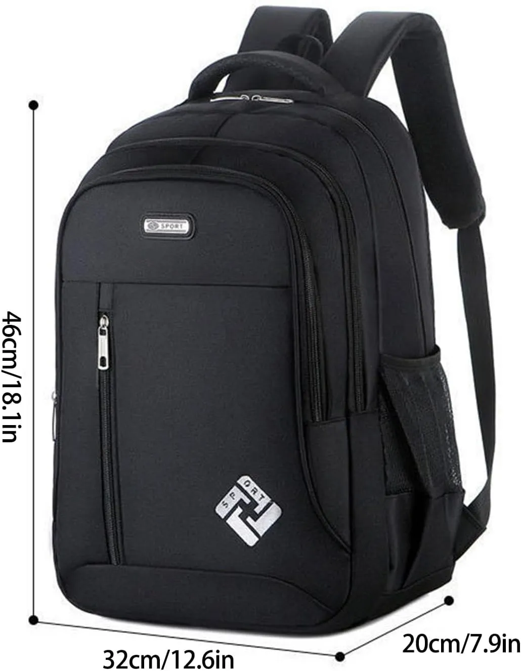 Business Travel Laptop Backpack College Bag Outdoor Rucksack For Men And Student Business Laptop (Black, One Size)