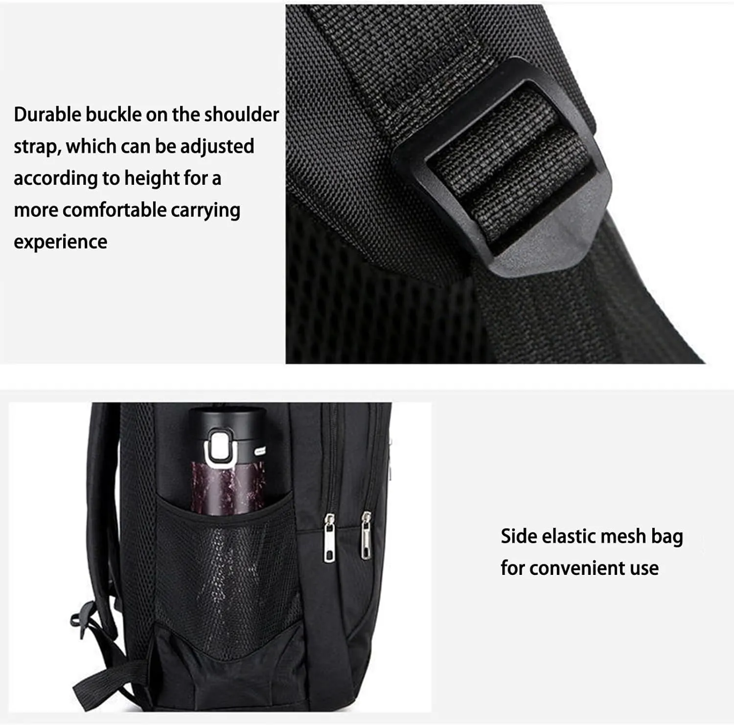 Business Travel Laptop Backpack College Bag Outdoor Rucksack For Men And Student Business Laptop (Black, One Size)