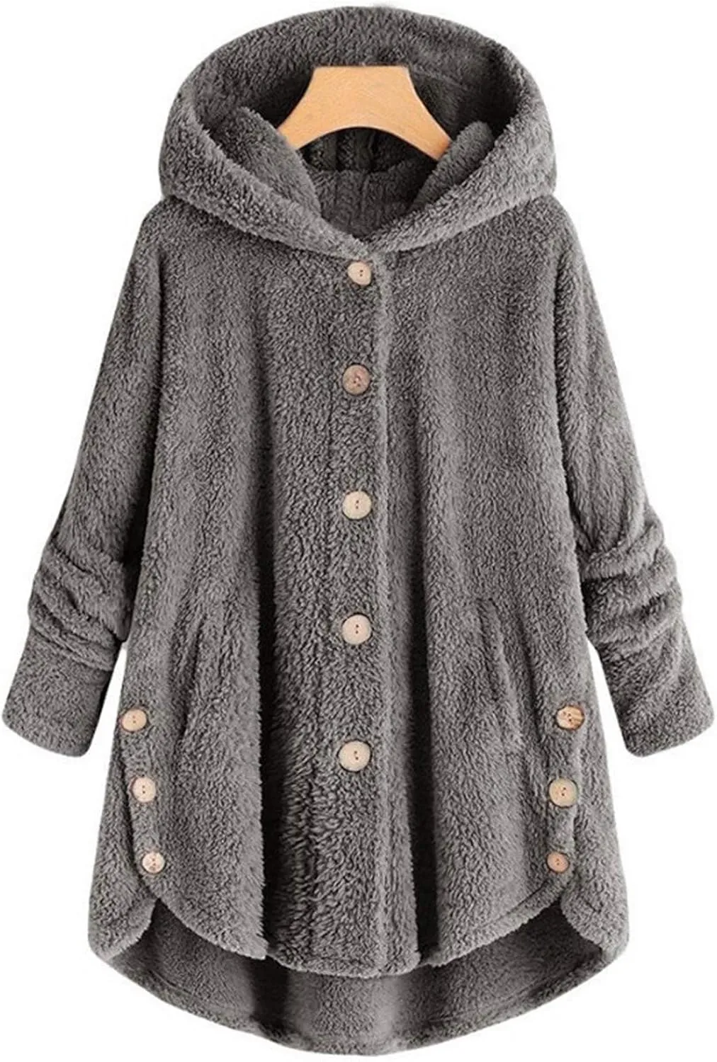 ChicCrate Cardigan Sweaters for Women Fleece Sherpa Jacket Open Front Lightweight Cardigans Long Sleeve Pullover Warm Clothes