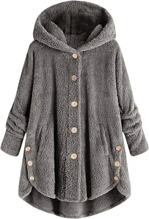 ChicCrate Cardigan Sweaters for Women Fleece Sherpa Jacket Open Front Lightweight Cardigans Long Sleeve Pullover Warm Clothes
