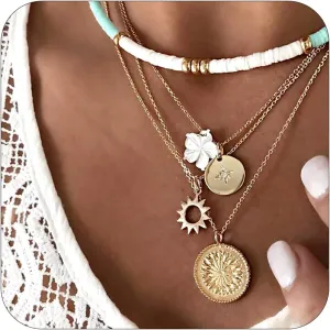 choice of all Beach Starfish Seashell Necklace Adjustable Chain Lightweight Jewelry for Women Summer Vacation Beach Vacation Essentials