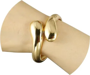 Chunky Gold Cuff Bangle Bracelets For Women Statement Minimalist Thick Gold Hinge Wrist Cuff Bracelets For Women Trendy Jewelry