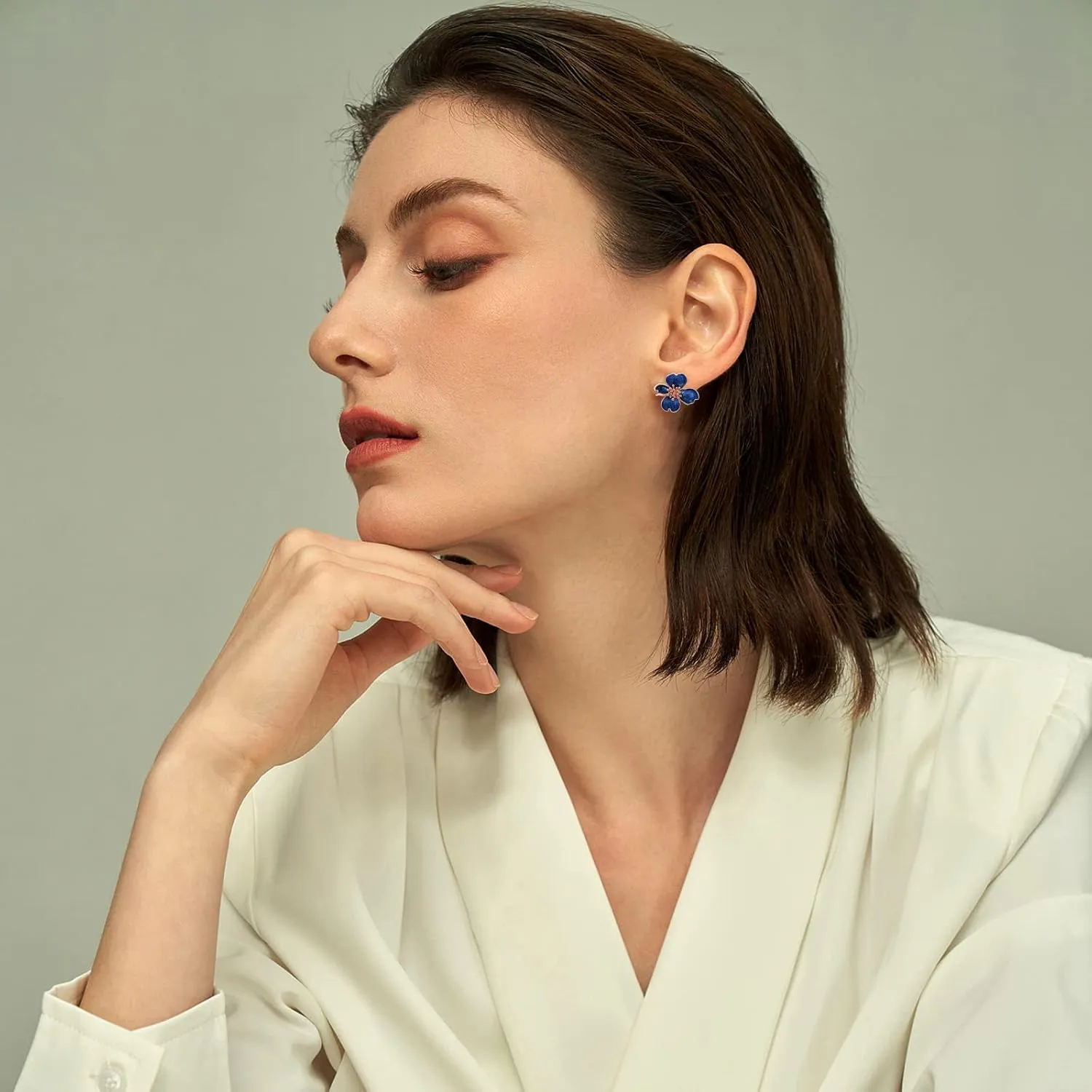 Clip on Earrings Women, Gold Earrings for Sensitive Ears, Fashion Women's Earrings Jewelry Birthday Gift for Wife Grandma Daughter Girls on Christmas Thanksgiving