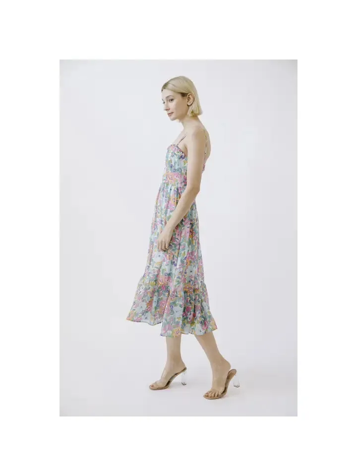 CONVERTABLE STRAP MIDI DRESS