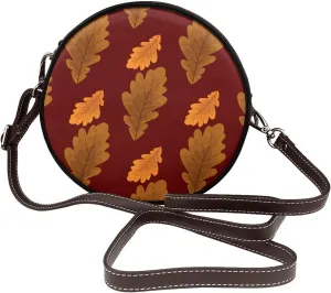 Crossbody Bags Circle Purses Women, Lightweight Functional Multi Pocket Purse Adjustable Strap