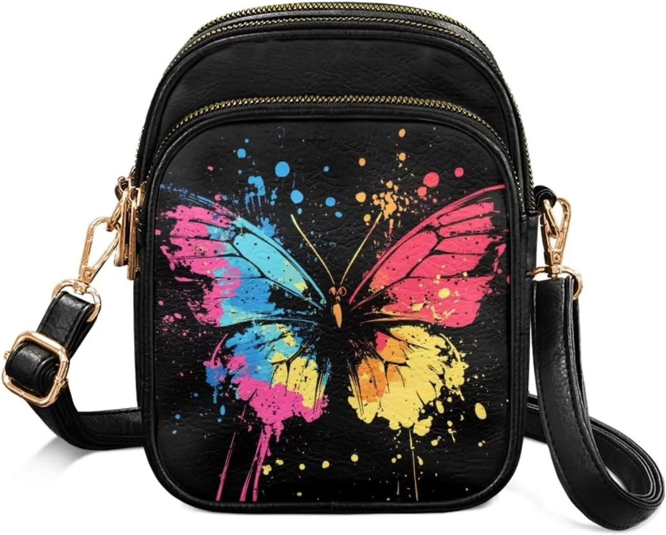 Crossbody Bags for Women Small Size Travel Leather Shoulder Purses Mini Satchel Bag
