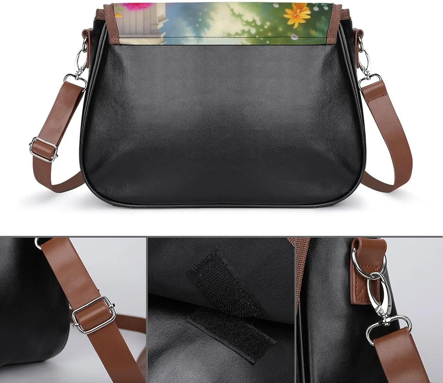 Crossbody Bags Purses Women, Lightweight Functional Multi Pocket Purse Adjustable Strap