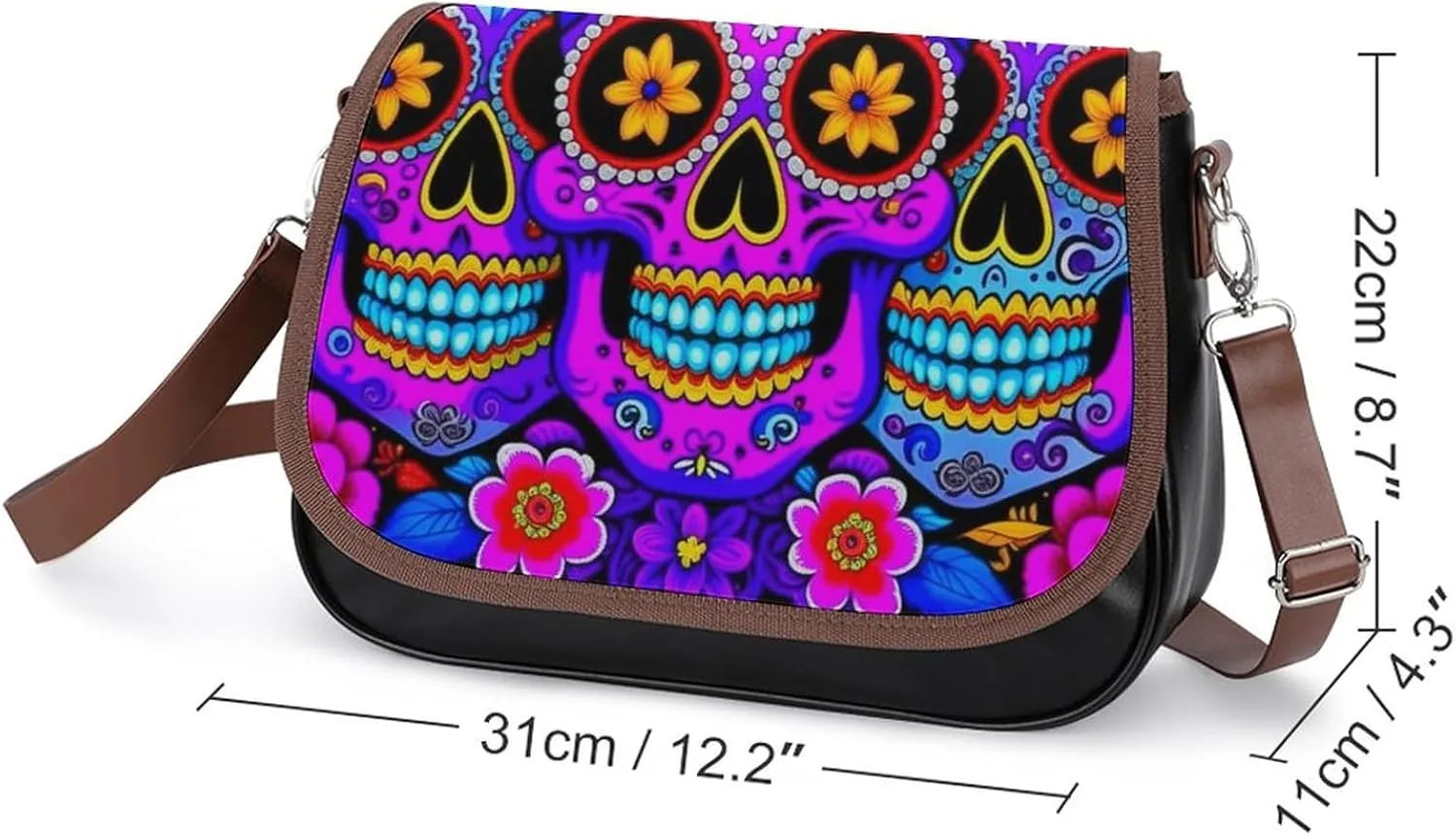 Crossbody Bags Purses Women, Lightweight Functional Multi Pocket Purse Adjustable Strap