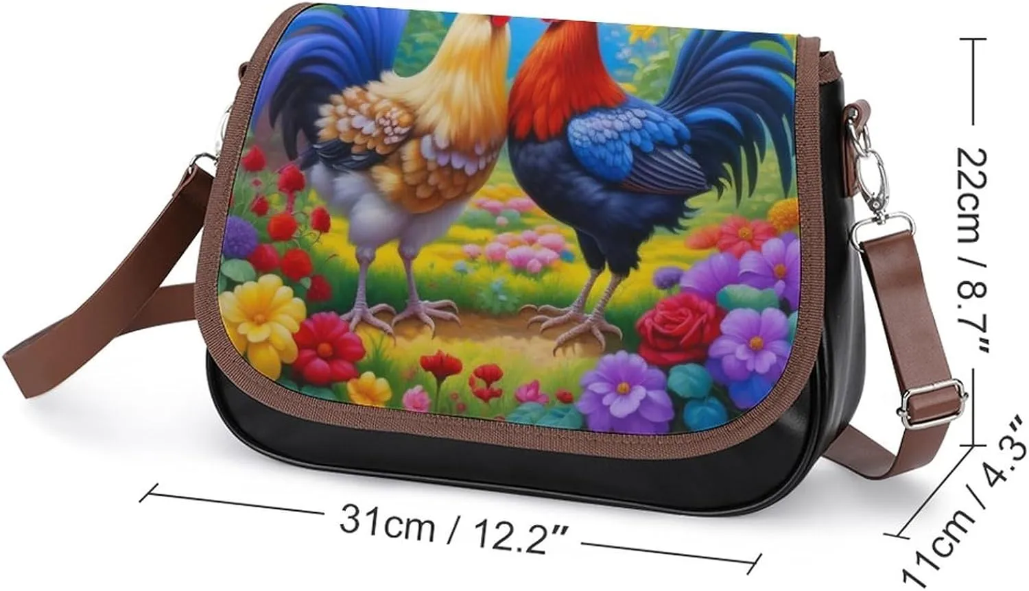 Crossbody Bags Purses Women, Lightweight Functional Multi Pocket Purse Adjustable Strap