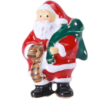 Cute Santa Claus Brooch Pin for Women Men Xmas Holiday Party Brooches Lapel Pins Christmas Jewelry Elegant Dress Clothing Accessories Boutonniere Corsage Festive Decorative Gift