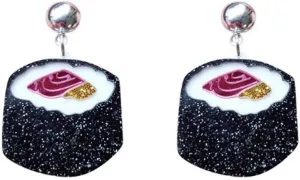 CutieJewelry Womens Sushi Japanese Cute Novelty Unique Statement Dangle Earrings