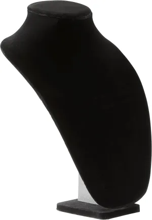 Darice 12; Black Velvet 3D Necklace Stand by Bead Landing