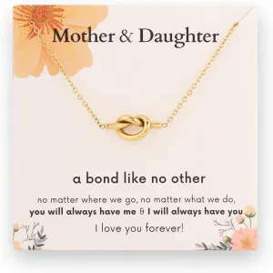 Daughter & Mother Necklace - Sentimental Mothers Day Gift
