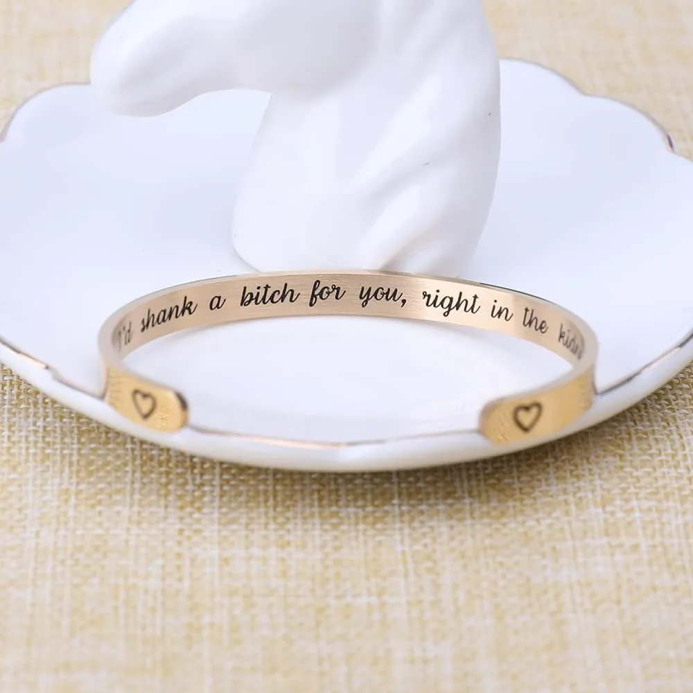 DUMBEN Hidden Message Bracelet - Meaningful gifts for Women, Great Friend Gifts, Unique Friendship Jewelry, Perfect Birthday Gifts for Women Freind BFF Sister..