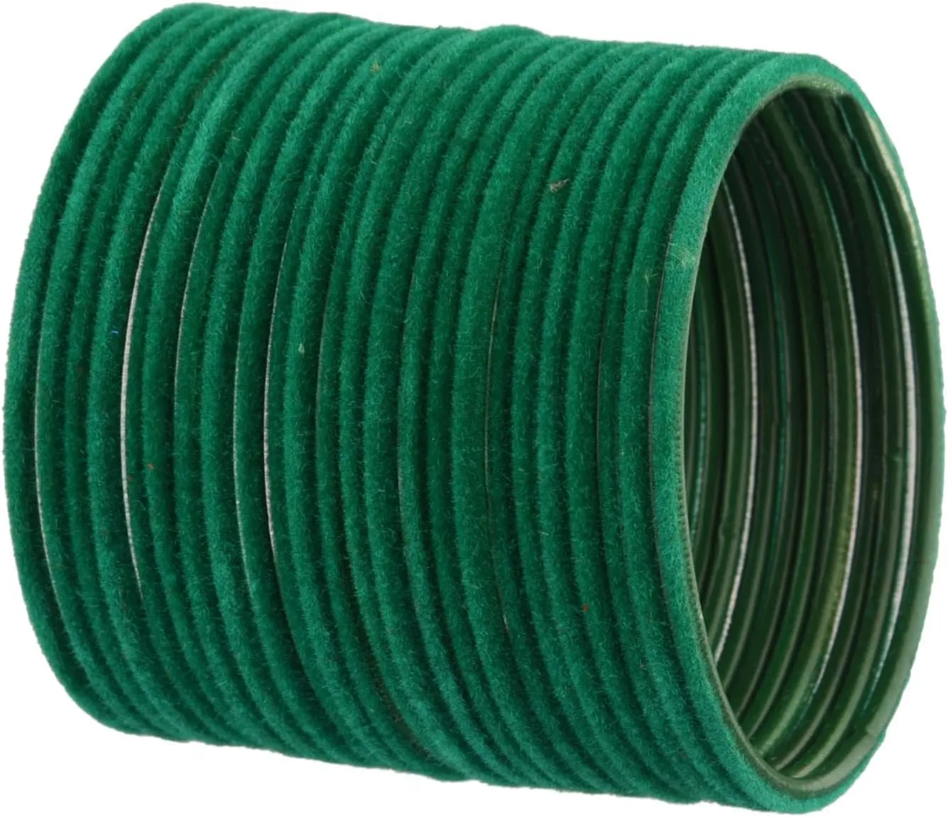 Efulgenz Indian Bangles for Women Indian Bangles Set Bollywood Plain Metal Velvet Bangle Bracelets Wedding Bridal Fashion Jewelry (24 Pcs)