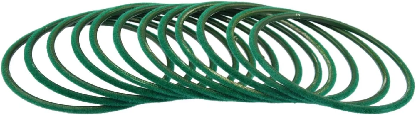 Efulgenz Indian Bangles for Women Indian Bangles Set Bollywood Plain Metal Velvet Bangle Bracelets Wedding Bridal Fashion Jewelry (24 Pcs)