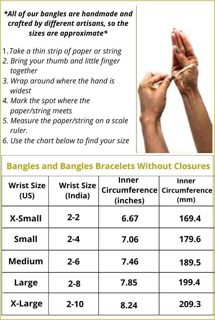 Efulgenz Indian Bangles for Women Oxidized Antique Bracelet Bangle Set Boho Oxidized Crystal Floral Bracelet Bangles Bollywood Wedding Fashion Jewelry (6 Pcs)