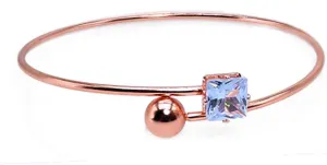 Fashion Dainty Crystal Butterfly Flower Hinged Bangle Bracelets Open Adjustable Rhinestone Cuff Statement Bracelets Fashion Jewelry Accessories for Women