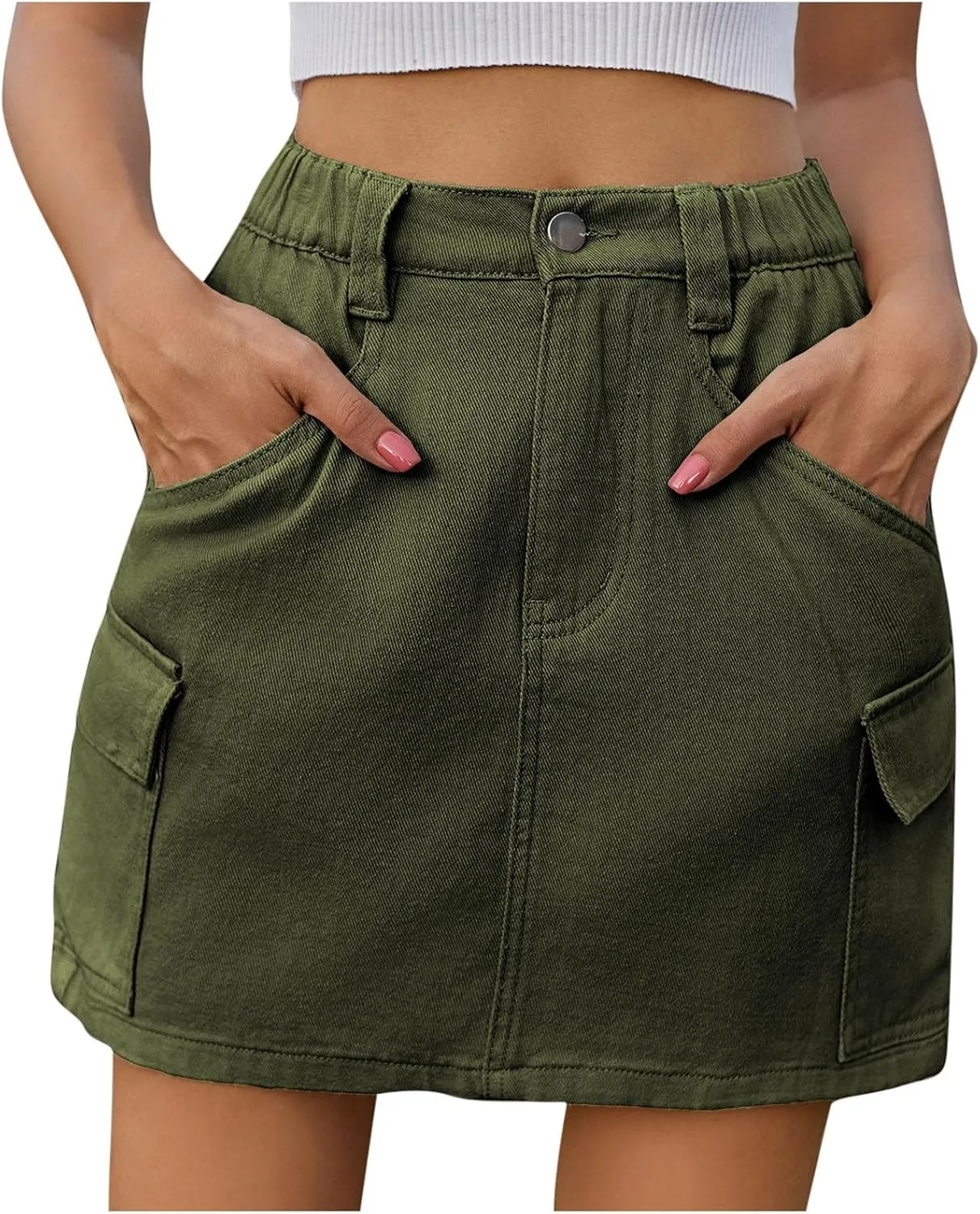 for Women Denim Mini Little Western A Line Plain Skirt Women 2025 Fashion