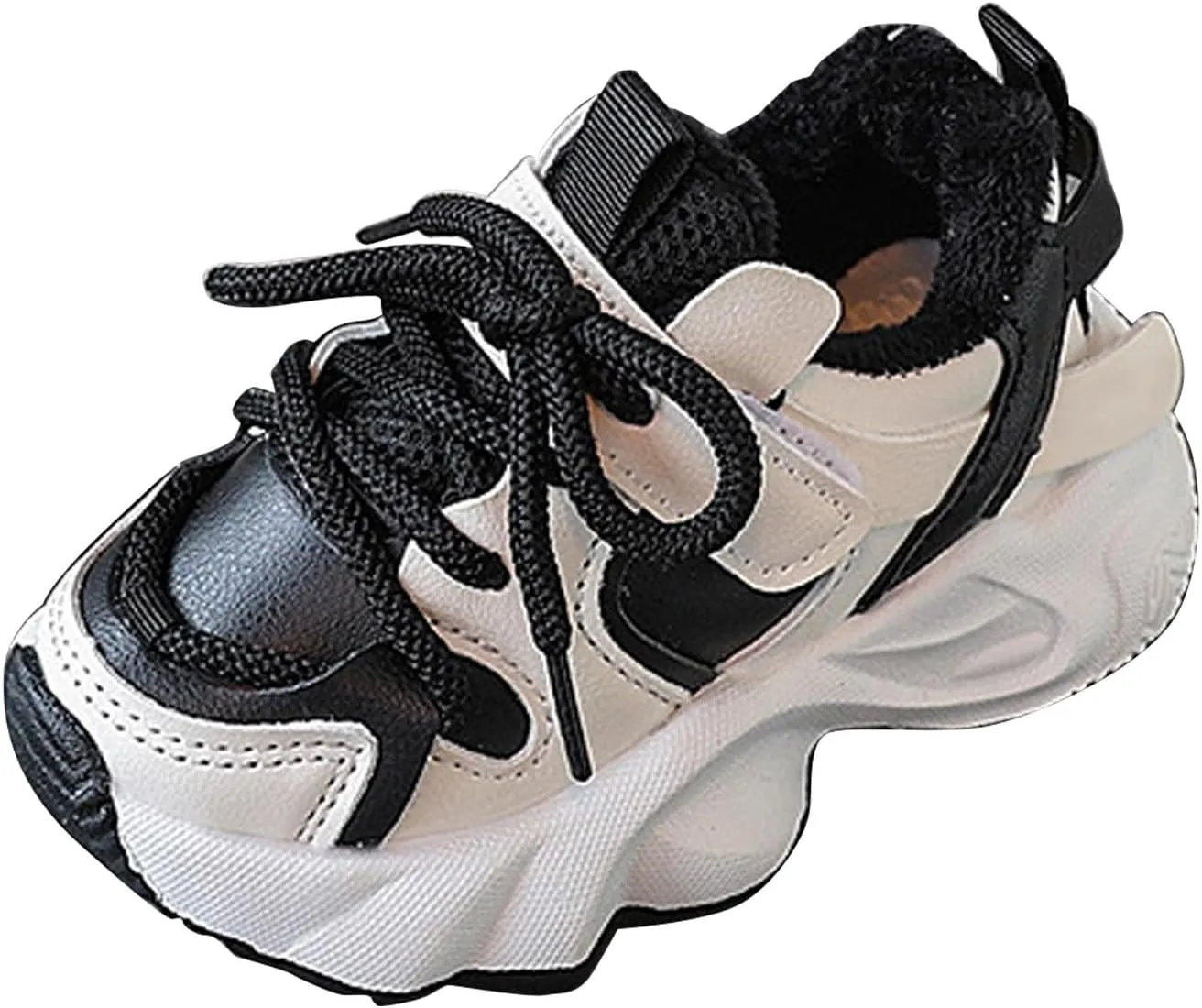 F??r Lined Winter Chunky Sneakers for Girls Kids Fashion Warm Cozy Fleece Lined Comfortable Outdoor Winter Boots