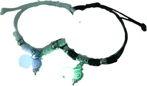 Friendship Necklace-Luminous Friendship Couple Necklace, Bracelet Moon Star Flower Cat Heart Pendant Beads Glow In The Dark Jewelry For Women