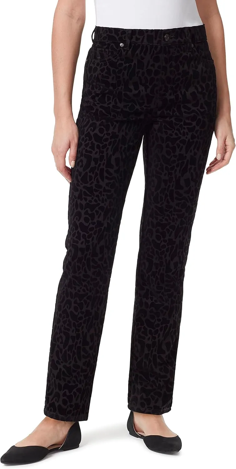 Gloria Vanderbilt Women's Amanda Ponte High Rise Knit Pant