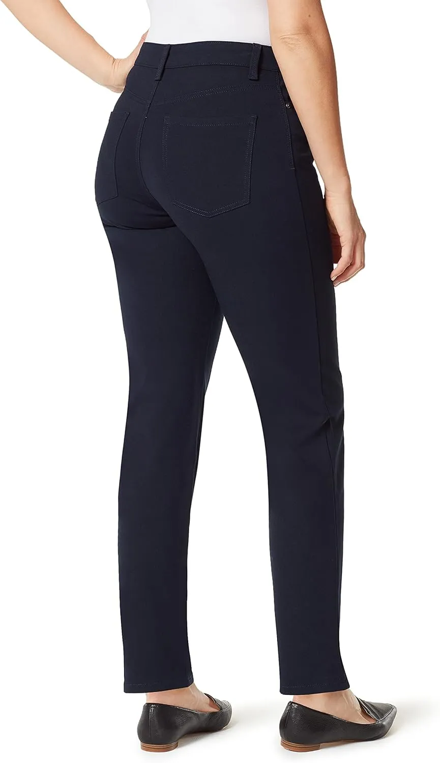 Gloria Vanderbilt Women's Amanda Ponte High Rise Knit Pant