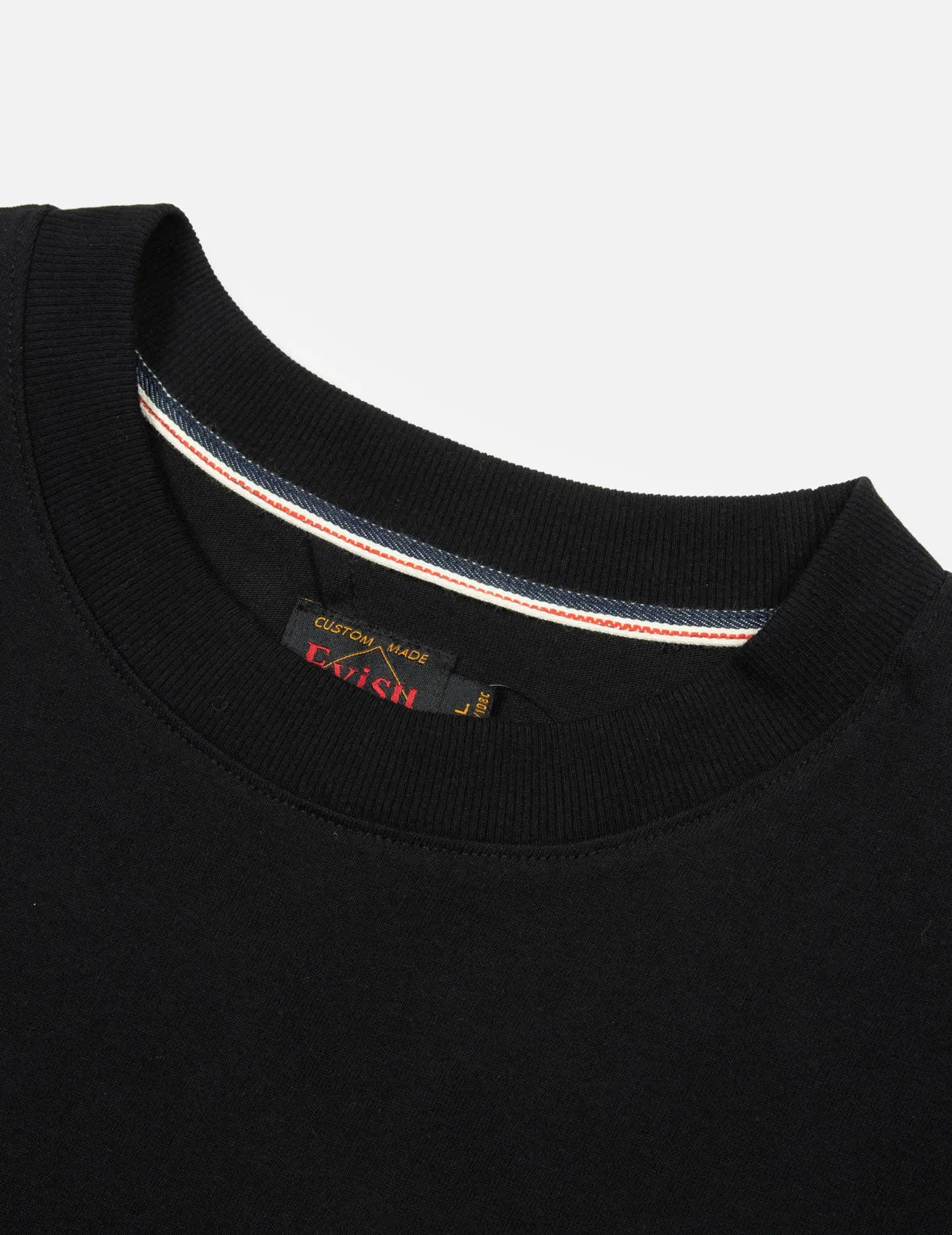 Godhead Print and Seagull Embroidery Loose Fit T-shirt