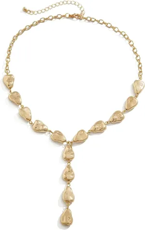 Gold Baroque Pearl Choker Necklace for Women Silver Pearl Lariat Necklaces Statement Teardrop Pearls Pendant Irregular Pearls Y Necklace Vintage Drop Jewelry Accessories