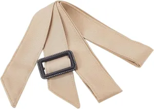 GORGECRAFT Women Adjustable Waist Belt Band Wide Buckle Trench Coat Waistband Wheat Polyester Wind Coat Replacement 67 Inch Tie Waist Belts for Robe Dress Shirt Pajamas Overcoat Jacket Windbreaker