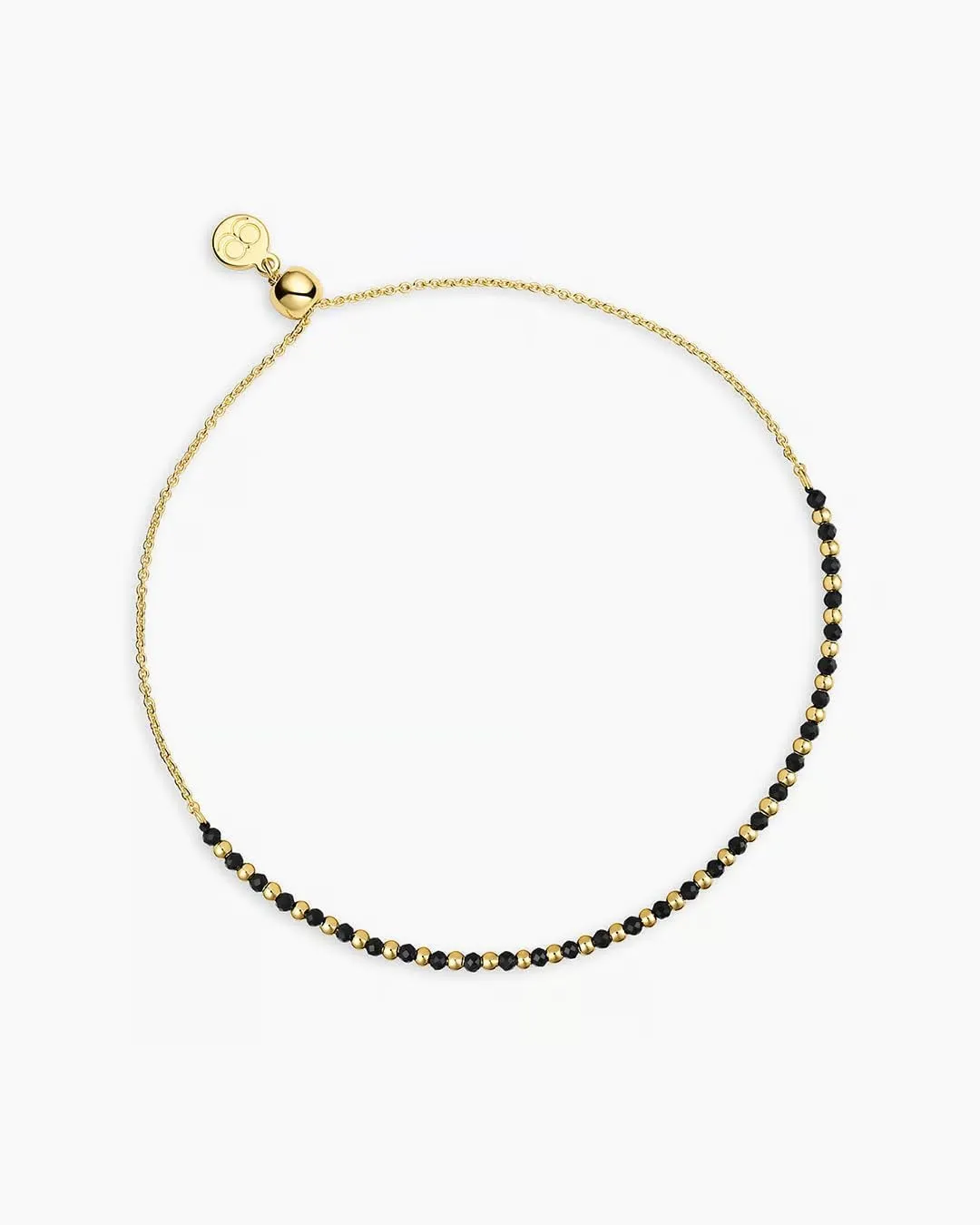 gorjana - Power Gemstone Brooks Bracelet 9 1/4" - 18k Gold-Plated Brass - Genuine Gemstone Selection - Adjustable Closure - Elegant and meaningful design