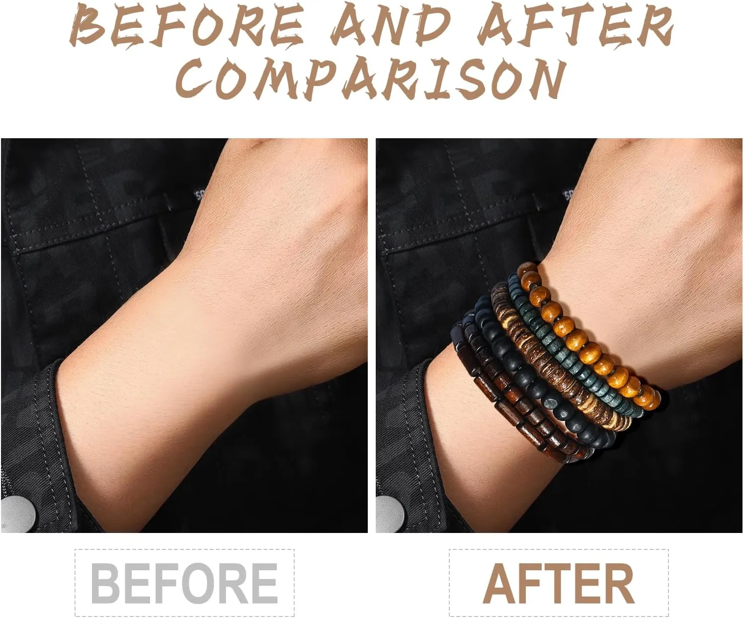 Gothic Bracelet Adjustable Punk Braided Leather Multilayer Grunge Set Bracelets Emo Metal Cuff Wrap Bangles Meaningful Gift