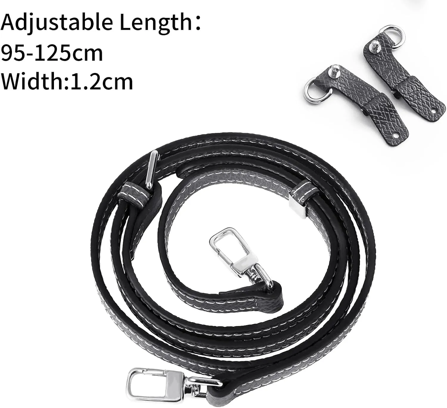 Hap Tim Leather Purse Straps, Adjustable Replacement Crossbody Shoulder for Handbag, Mini Bag, Cross Body Purse
