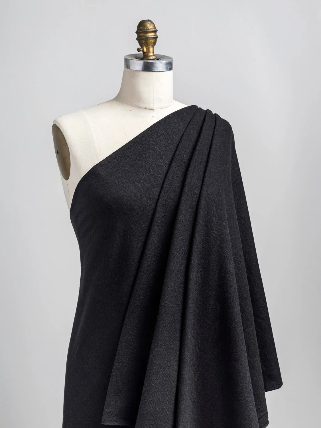 Hemp Organic Cotton Jersey Knit - Black
